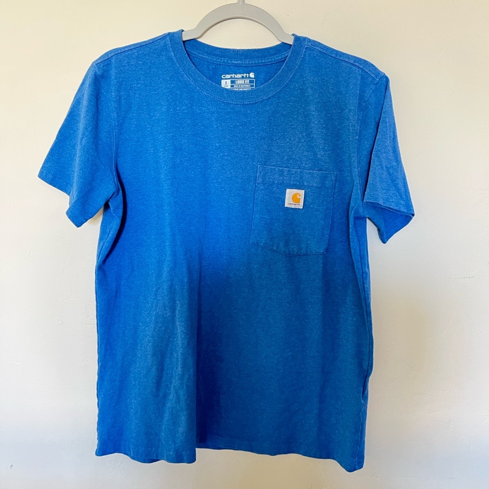 Carhartt Vibrant Blue Tee with Pocket